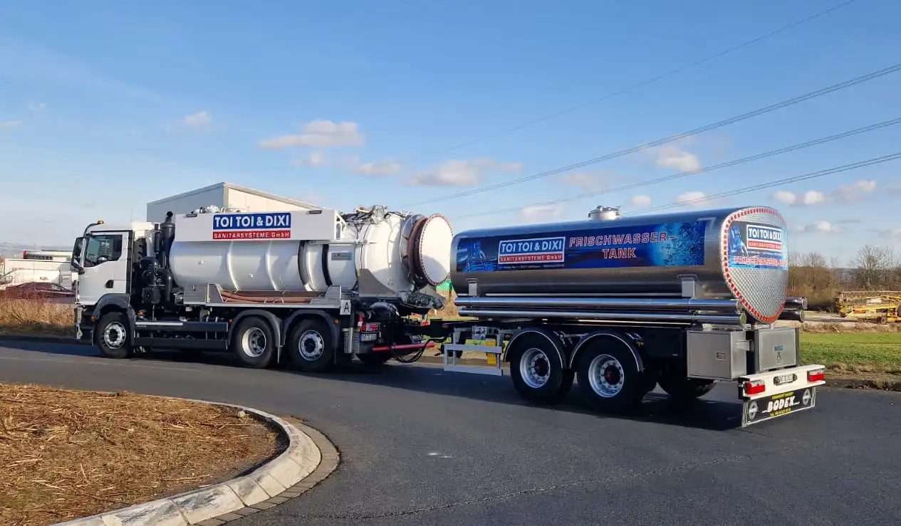 Frischwasser Tank- und Saugwagen Entsorgung abwasser Frischwasser Deustchland